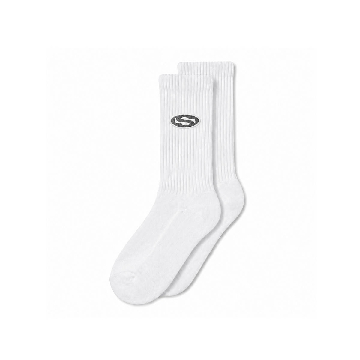 Saha Crew Sock White